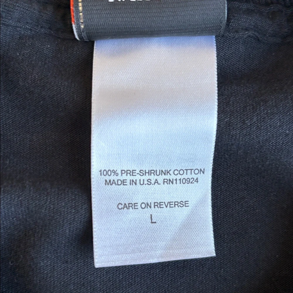 Harley-Davidson Life Begins Get One Eagle Nest USA Motorcycle Black Mens Large - Picture 11 of 15